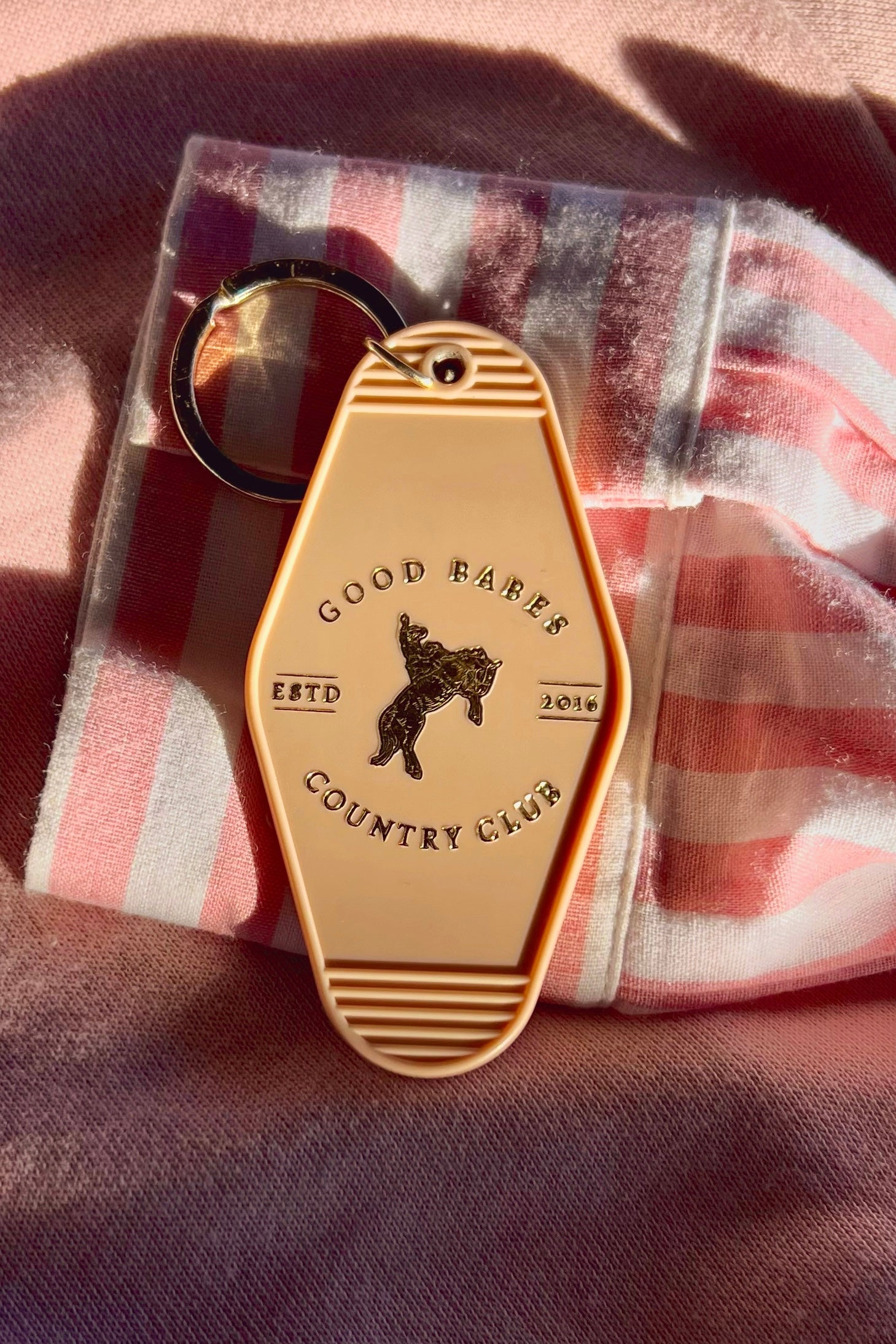The Good Babes Country Club Keychain