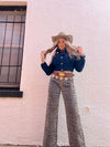 The Heidi Leopard Jean