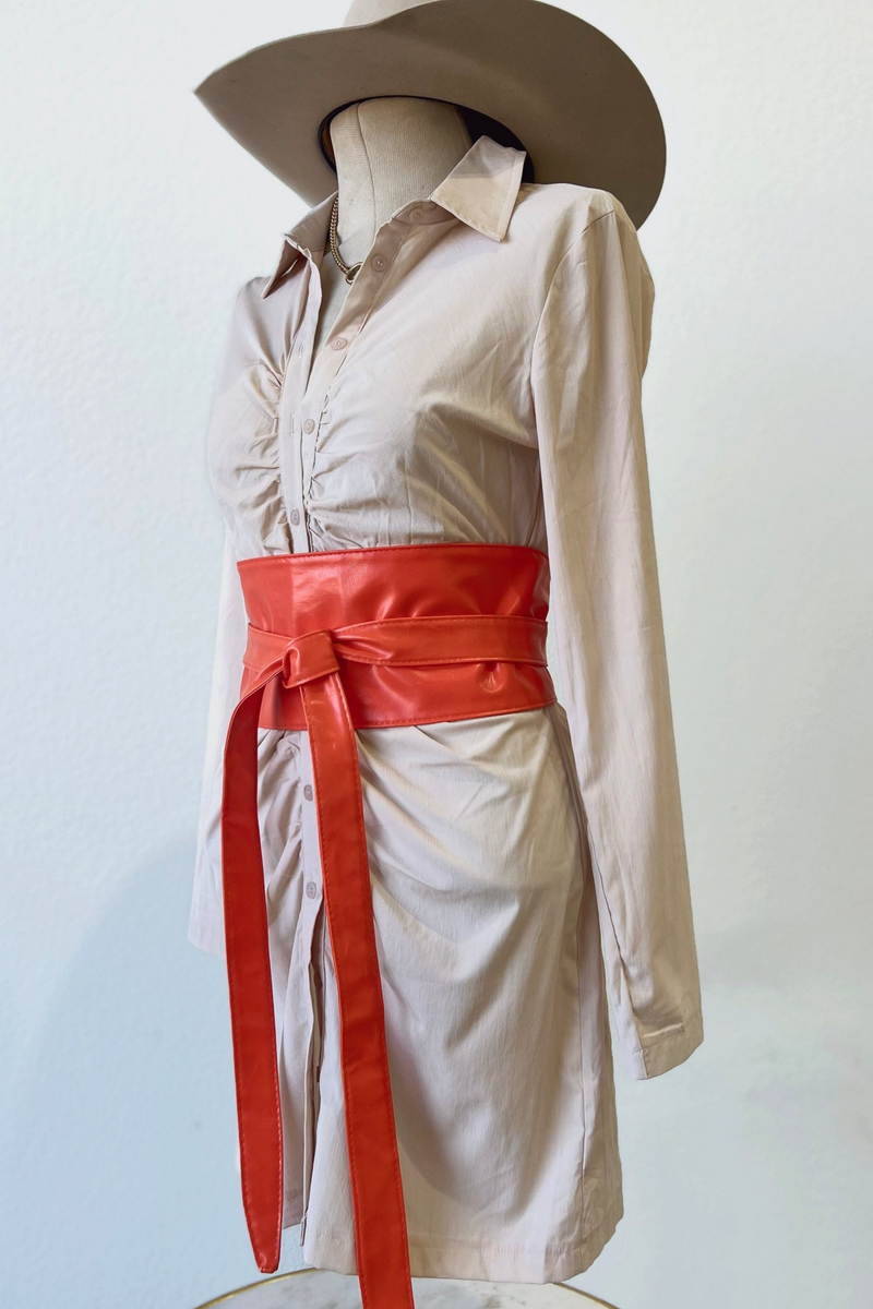 SALE The Myla Wrap Belt in Orange