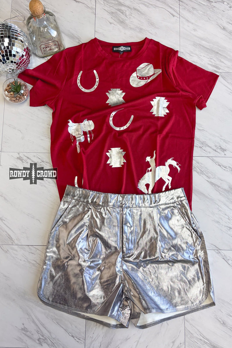 Marfa Metallic Shorts