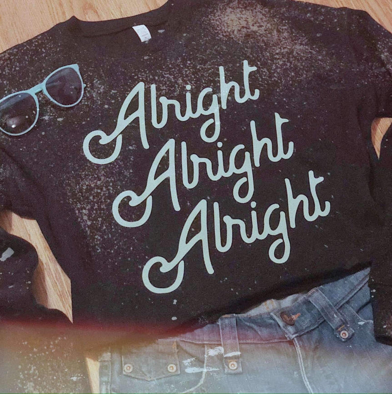 Alright Alright Alright | Women’s Crop Sweatshirt | Ruby’s Rubbish®