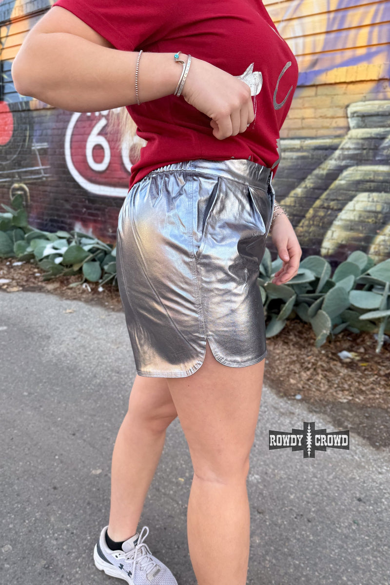 Marfa Metallic Shorts