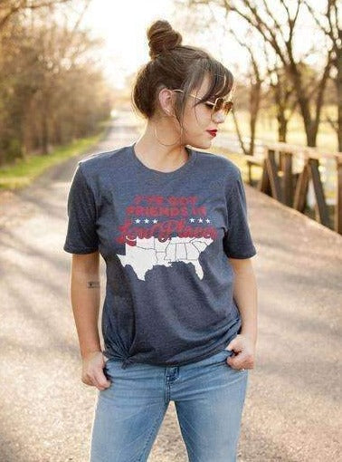 Friends in Low Places | Southern T-Shirt | Ruby’s Rubbish®