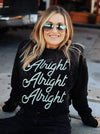 Alright Alright Alright | Women’s Crop Sweatshirt | Ruby’s Rubbish®