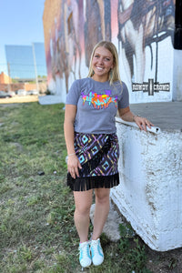 Far Out Fringe Skirt