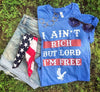 I Ain't Rich But Lord I'm Free | Seasonal T-Shirt | Ruby’s Rubbish®