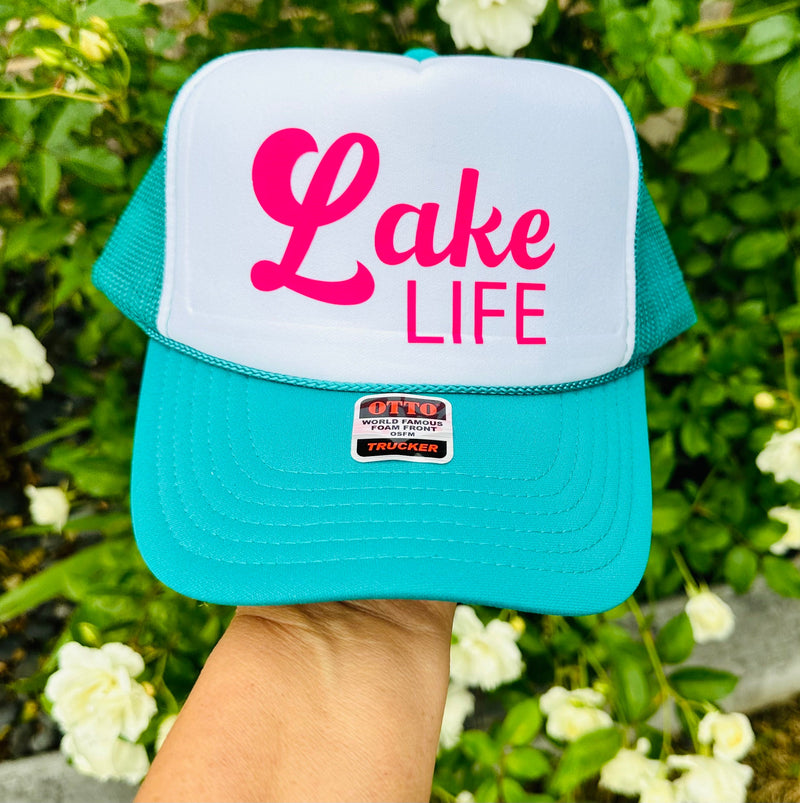 Lake Life DTF Printed Trucker Hat