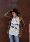 Jesus Prayin' Momma | Women’s T-Shirt | Ruby’s Rubbish®