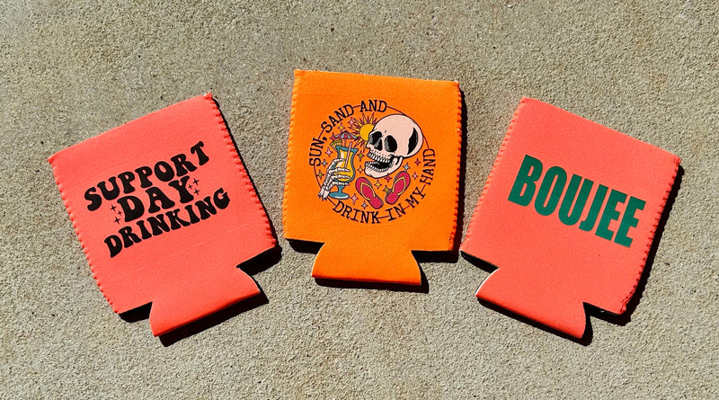 Glow in the Dark Can Coozies