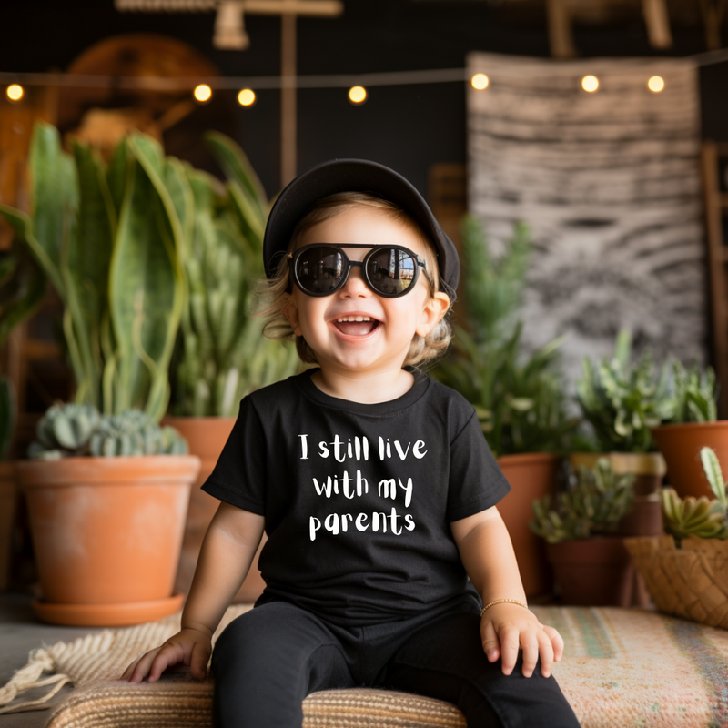 I Still Live With My Parents Youth & Toddler Graphic Tee