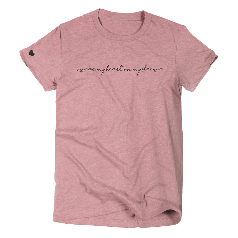 I Wear My Heart on My Sleeve | Women's T-Shirt | Ruby’s Rubbish®