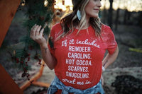 If it Includes (Christmas Edition) | Seasonal T-Shirt | Ruby’s Rubbish®