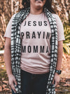 Jesus Prayin' Momma | Women’s T-Shirt | Ruby’s Rubbish®