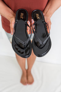 Sassy Sandals in Black