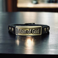 Man of God Leather Wristlet