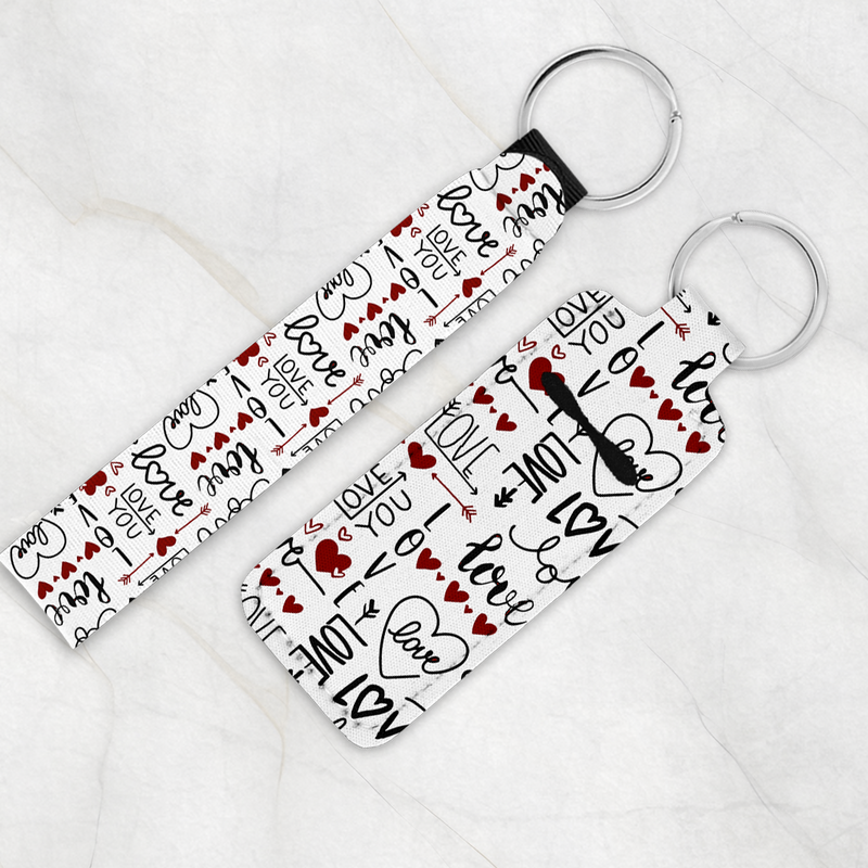 Love Note Chapstick Keychain