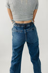 PREORDER: High Rise Wide Leg Denim Joggers