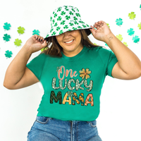 One Lucky Mama St. Patricks Day Graphic Tee