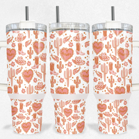 Western Valentine Tumbler 40oz Tumbler