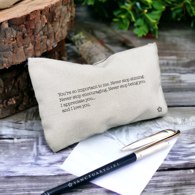 Love Notes Pouch: You're So Important to Me