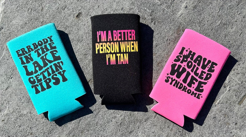 Slim Can Coozies