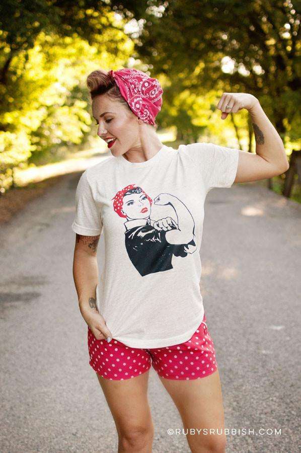 Rosie the Riveter | Women’s T-Shirt | Ruby’s Rubbish®