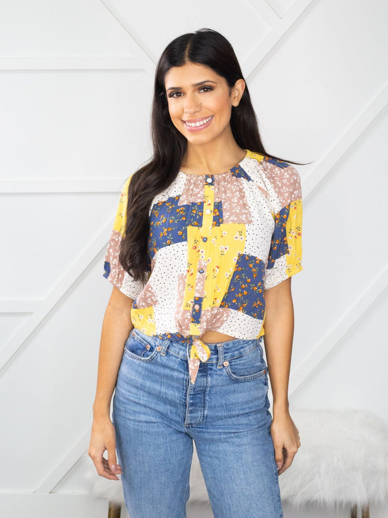 Free the People Boho Pattern Top