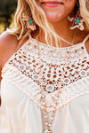 Undeniable Beauty Crochet Tank, Ivory