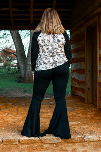 Black Flare Pants