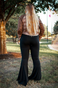 Black Flare Pants