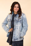 Acid Wash Denim Jacket