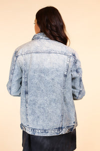 Acid Wash Denim Jacket