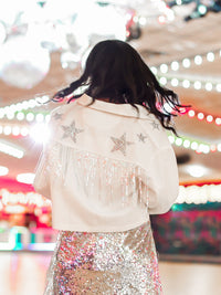 Its Written In The Stars Embellished Denim Jacket