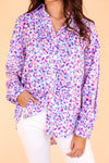 Purrhaps She's Purrfect Leopard Button Up