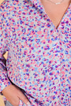 Purrhaps She's Purrfect Leopard Button Up