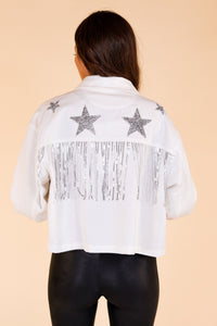 Its Written In The Stars Embellished Denim Jacket