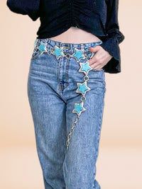 Turquoise Star Belt , Plus Size