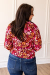 Wine Rose Radiance Top