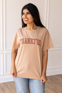 Thankful on Taupe Top