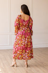 Wine Garden Romance Maxi Dress