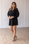 Black Button Down Dress