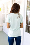 ABCD Elomeno On Mint Chocolate Chip-Mint Cuff Tee