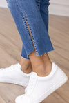 The Maya Mid Wash Slit Jeans