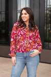 Wine Rose Radiance Top