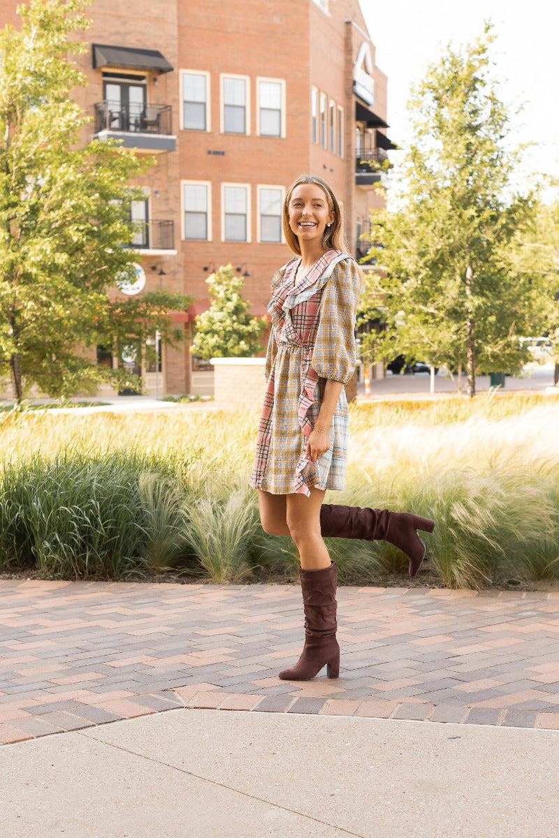 Diverse Plaid Serenade Dress