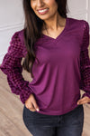 Velvet Dream Polka Dot Top