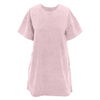 The Kiki Pink Wash Tee Shirt Dress With Pockets