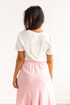 The Stella Pink Linen Versi Dress