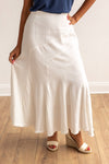 The Stella White Linen Versi Dress