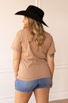 Western Skeleton Hand T-Shirt, Beige